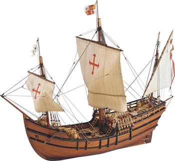 CARAVELA PINTA BARCO DA ESQUADRA DE COLOMBO ESC.: 1/65