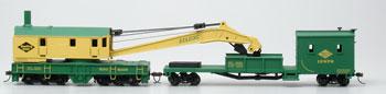 VAGÃO GUINCHO SS 250-TON CRANE/BOOM/TENDER RDG ESC.: HO