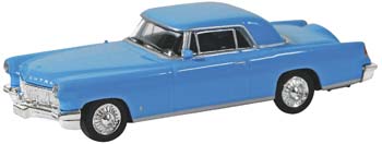 CARRO Lincoln Continental 1956 Mark II Coupê AZUL ESC.: HO ESC.: 1/87