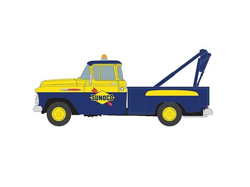 CAMINHÃO DE REBOQUE CHEVROLET STEPSIDE 1957 SUNOCO ESC. HO