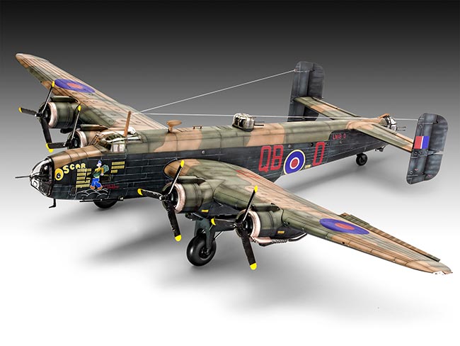 AVIÃO HANDLEY PAGE HALIFAX B Mk.III ESC.: 1/72