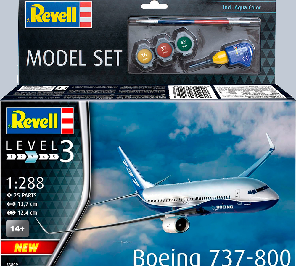 BOEING 737-800   MODEL SET ESC.: 1/288