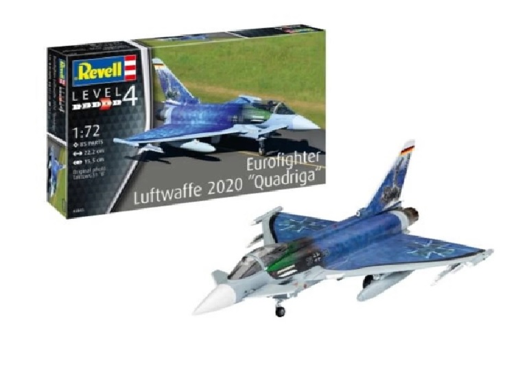 AVIÃO EUROFIGHTER LUFTWAFFE 2020 MODEL SET ESC. 1/72