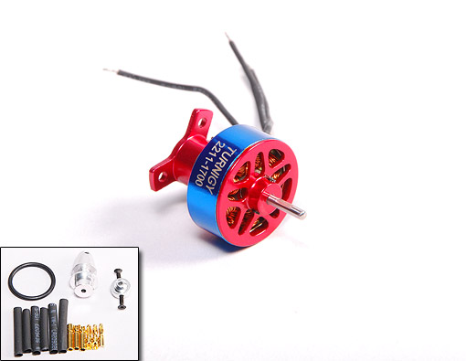 MOTOR ELÉTRICO BRUSHLESS 1700kv OUTRUNNER C/SALVA HÉLICE SPINNER E CONECTORES