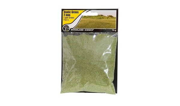 GRAMA ESTÁTICA VERDE CLARO STATIC GRASS 2mm PCTE.: 42g